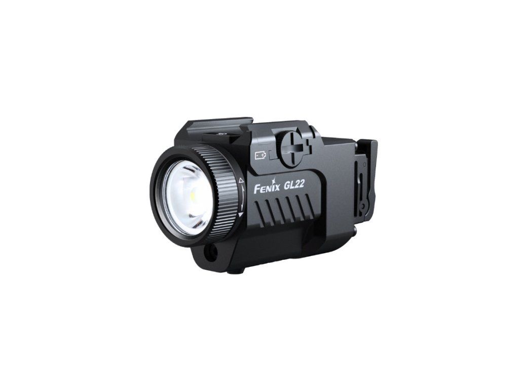 Fenix GL22 zbraňové svietidlo s červeným laserom 750 lúmenov na pištoľ
