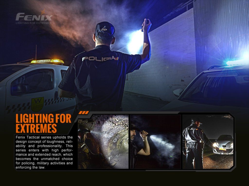 Fenix TK20R V2.0 — taktické svietidlo pre políciu, bezpečnostné zložky a záchranárov