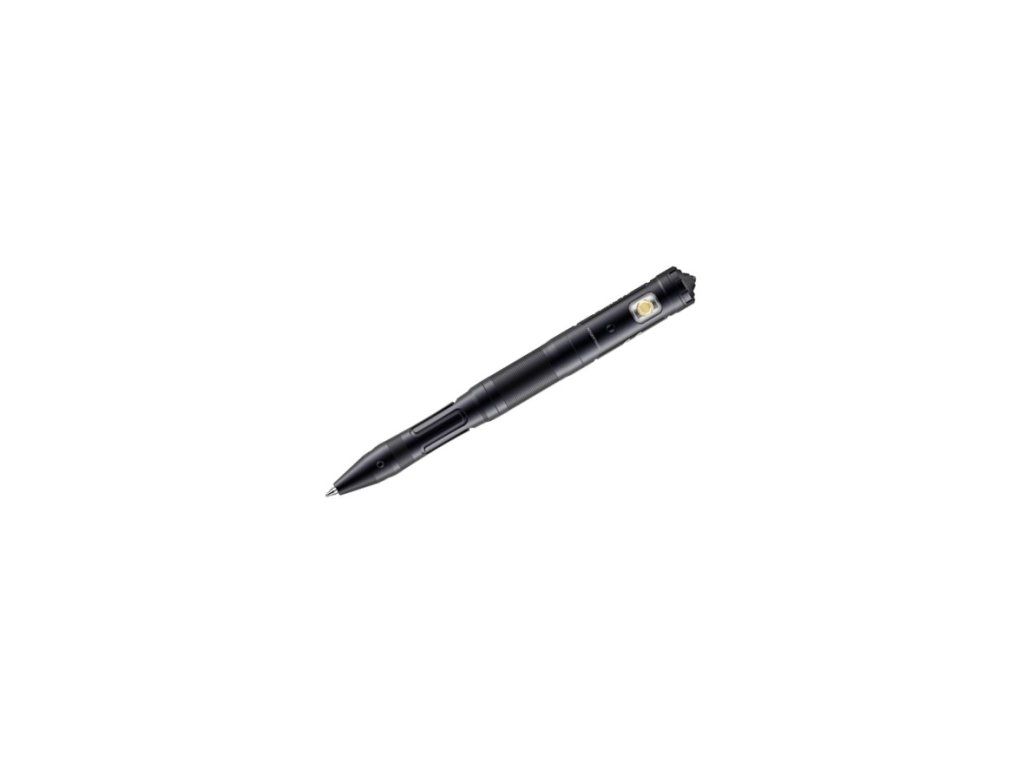 Fenix T6 čierne taktické pero s LED baterkou, keramickým úderným hrotom a USB-C nabíjaním
