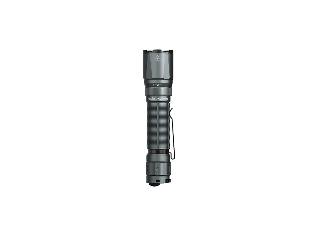 Fenix TK20R UE City Gray — kompaktné taktické svietidlo v šedom prevedení