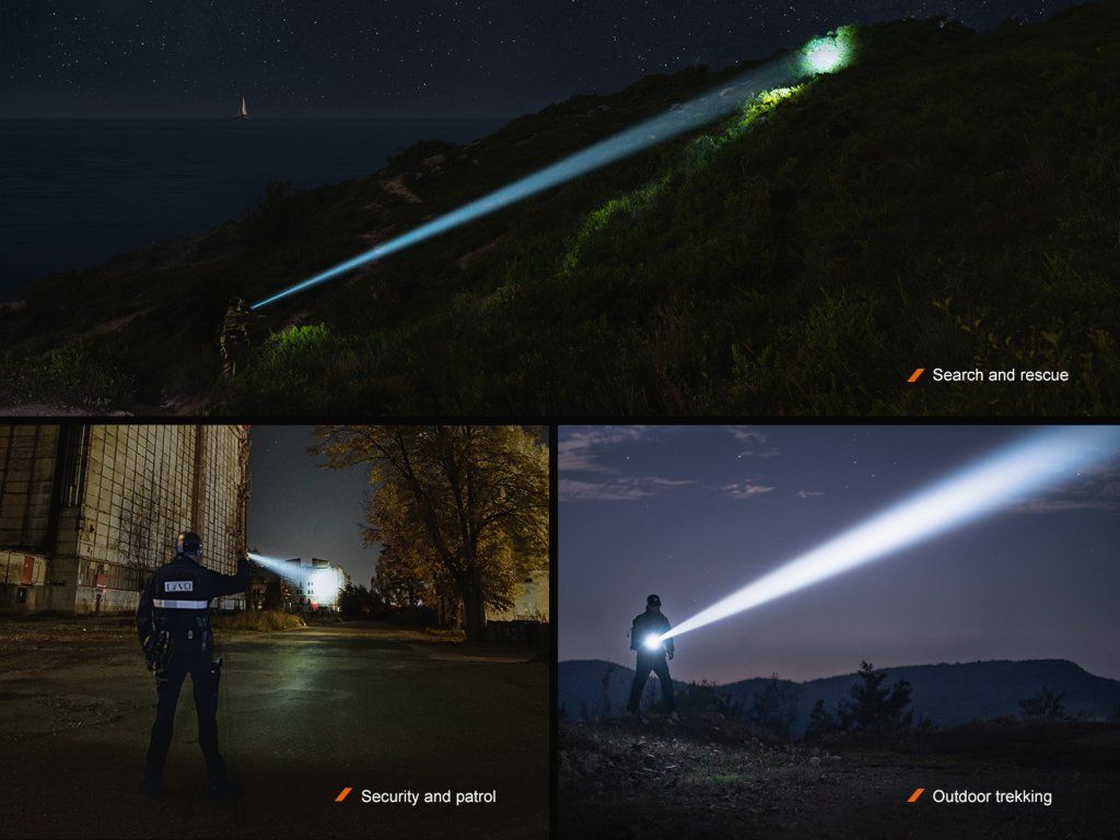 Fenix TK30R v nasadení — pátranie a záchrana, ochrana a hliadka, outdoor