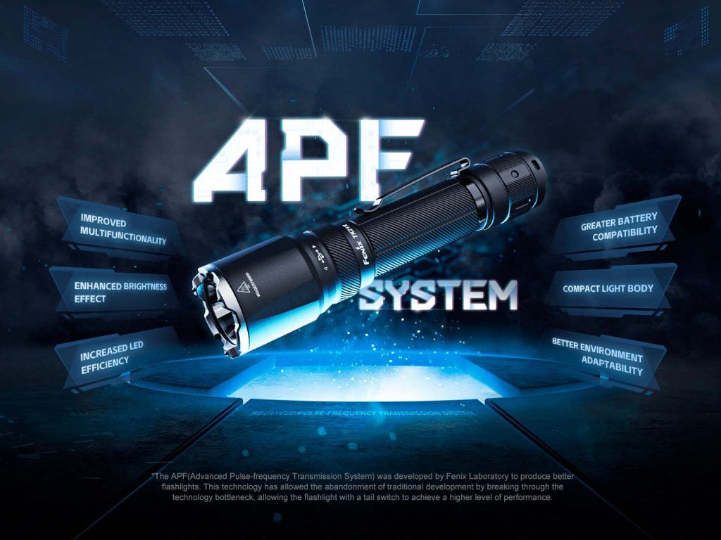 Fenix TK21R — systém APF pre vyšší svetelný výkon a účinnosť LED
