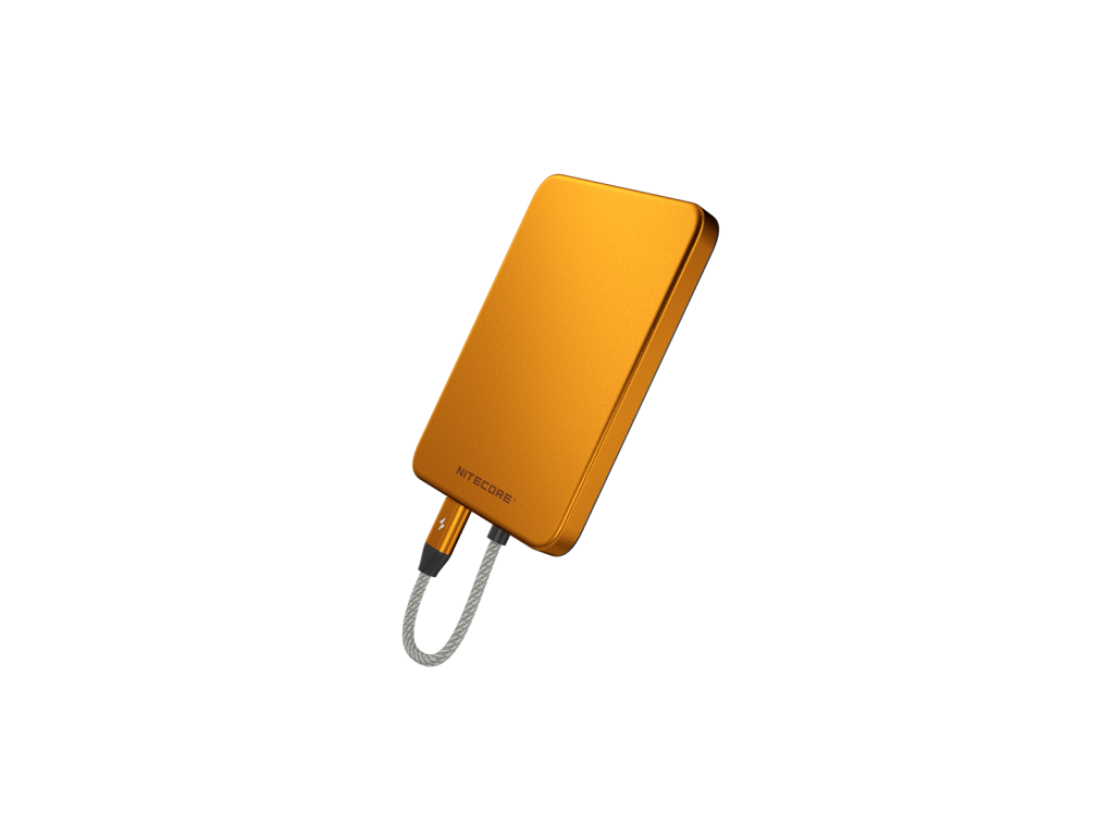 Nitecore POCKET 5 magnetická powerbanka 5000 mAh v oranžovej farbe (Alloy Orange)