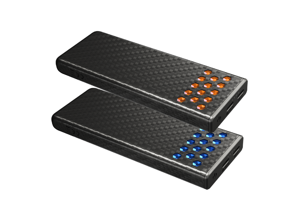 Nitecore CARBO 10000 Gen2 karbónová powerbanka 10 000 mAh vo farbe Neon Orange (neónová oranžová)