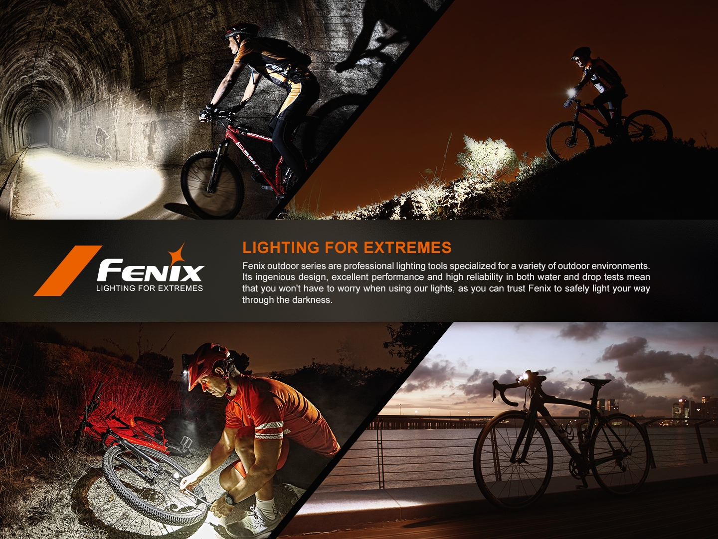 Fenix Lighting for Extremes — profesionálne svietidlá pre cyklistiku, outdoor a nočné jazdy